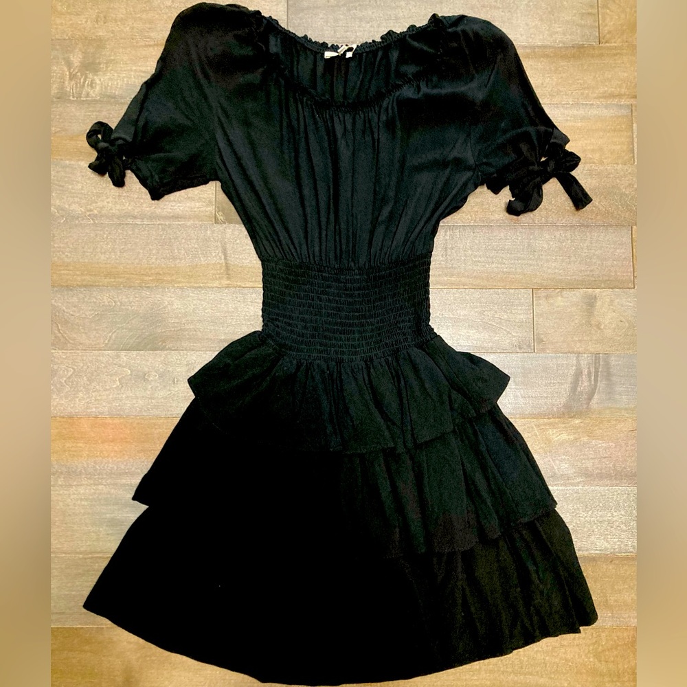 Beautiful, never worn, black Maje dress.